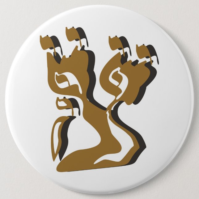 Chapa Redonda De 15 Cm Bird (Anverso)