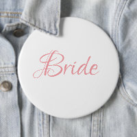 Boda de escritura rosa de novia Elegante Moda simp