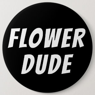 Chapa Redonda De 15 Cm Boda de Flor Dude