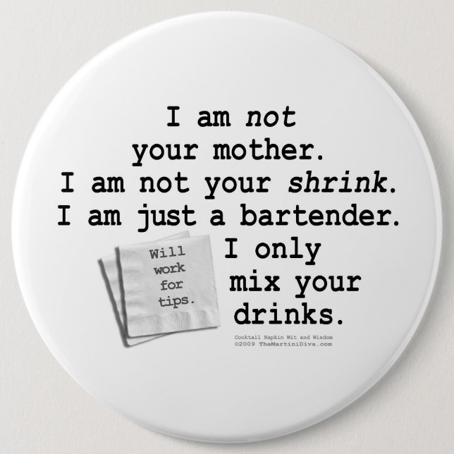 Chapa Redonda De 15 Cm Botones, pernos - no su encogimiento (Anverso)