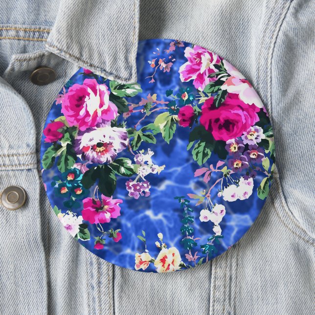 Chapa Redonda De 15 Cm Bouquets con rosas (In situ)