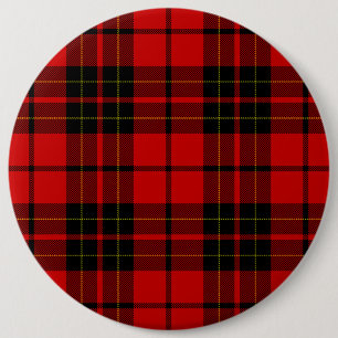 Chapa Redonda De 15 Cm Brodie tartan