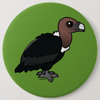 Chapa Redonda De 15 Cm Buitre Blanco-rumped