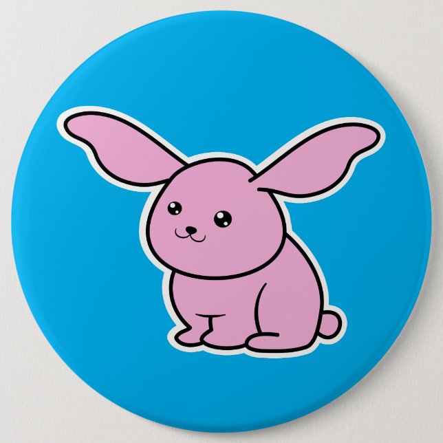 Chapa Redonda De 15 Cm Bunny (Anverso)