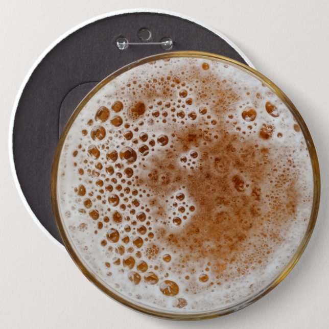 CHAPA REDONDA DE 15 CM BURBUJAS DE CERVEZA (Anverso y reverso)