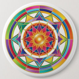 Chapa Redonda De 15 Cm Button