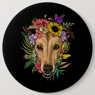 Chapa Redonda De 15 Cm Cae el Poodle Cute del Otoño Hojas de Otoño