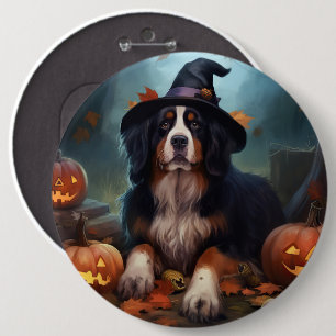 Chapa Redonda De 15 Cm Calabazas de Halloween Aterradoras de Montaña de B