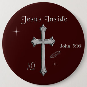 Chapa Redonda De 15 Cm Camisetas de Jesús