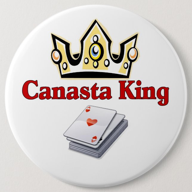 Chapa Redonda De 15 Cm Canasta King (Anverso)