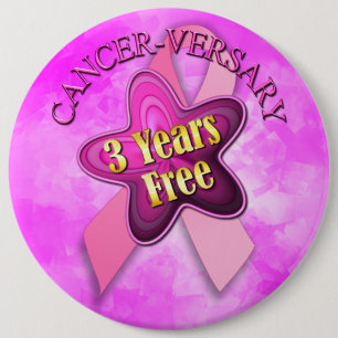 Chapa Redonda De 15 Cm Cáncer-versary feliz