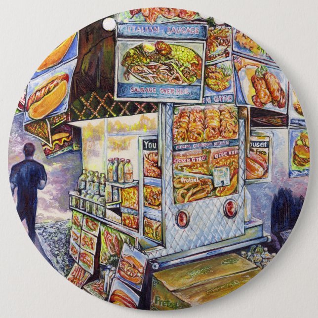 Chapa Redonda De 15 Cm Carga de trabajo artística extraordinaria (Anverso)