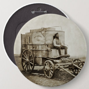 Chapa Redonda De 15 Cm Carro de fotografía de Roger Fenton Realismo Fotog