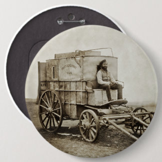 Chapa Redonda De 15 Cm Carro de fotografía de Roger Fenton Realismo Fotog