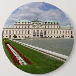 Chapa Redonda De 15 Cm Castillo Belvedere, Viena Austria