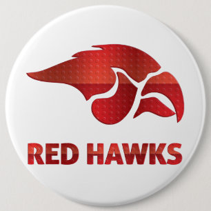 Chapa Redonda De 15 Cm Cedar Springs Red Hawks #5