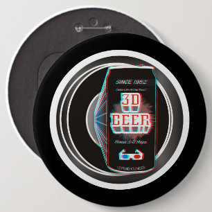 CHAPA REDONDA DE 15 CM ¡CERVEZA 3D!