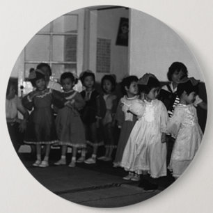 Chapa Redonda De 15 Cm China Vintage Shanghái cuidado de niños 1970