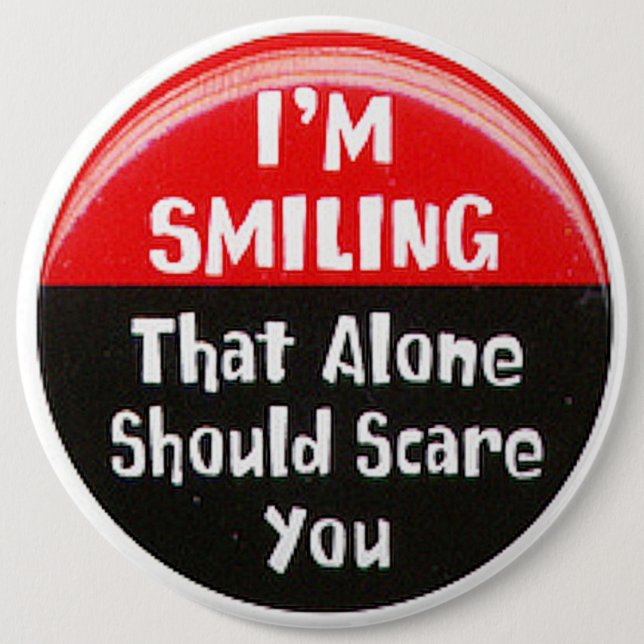 Chapa Redonda De 15 Cm Chistoso COLOSAL, mochila de 6 pulgadas fija los (Anverso)