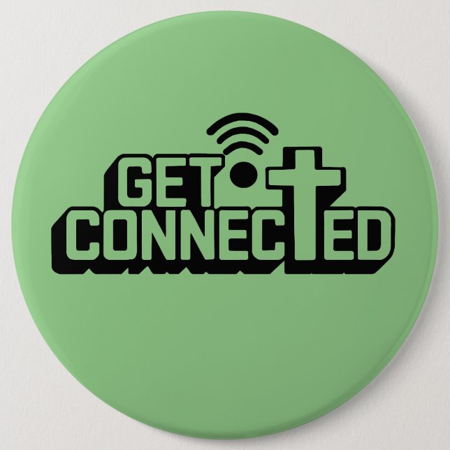 Chapa Redonda De 15 Cm Christian Conecta (Anverso)