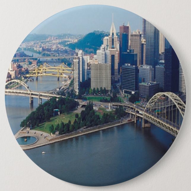 CHAPA REDONDA DE 15 CM CITYSCAPE-BRIDGES (Anverso)