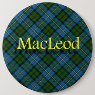 Chapa Redonda De 15 Cm Clan MacLeod de Escocia