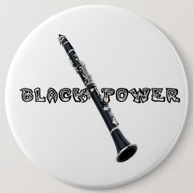 Chapa Redonda De 15 Cm Clarinet (Anverso)