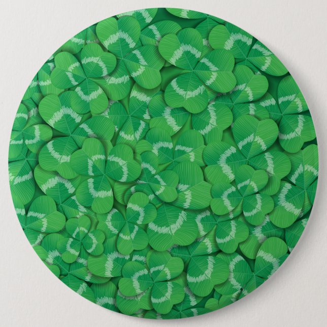 Chapa Redonda De 15 Cm Clovers (Anverso)