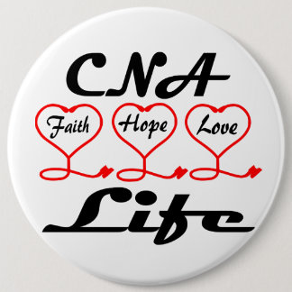 Chapa Redonda De 15 Cm CNA Hope Love Faith