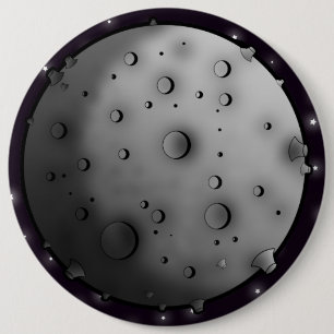 Chapa Redonda De 15 Cm Cohete