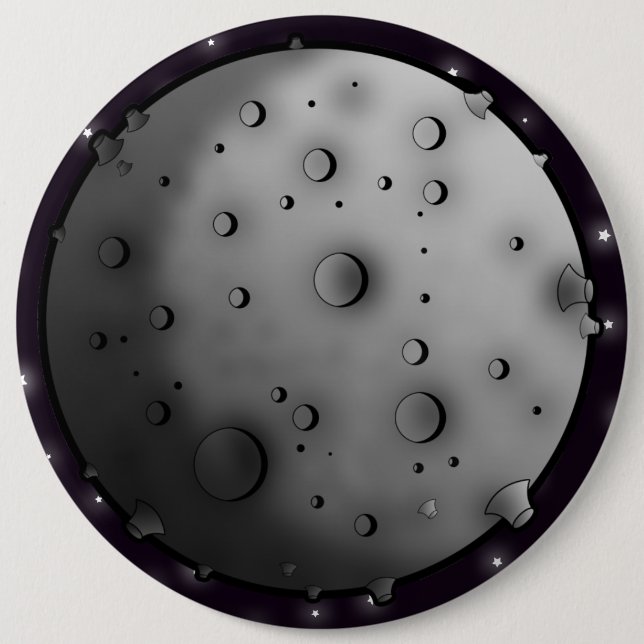 Chapa Redonda De 15 Cm Cohete (Anverso)