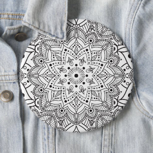 Chapa Redonda De 15 Cm Colección Mandala 4