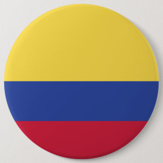 Chapa Redonda De 15 Cm Colombia Bandera Emblema