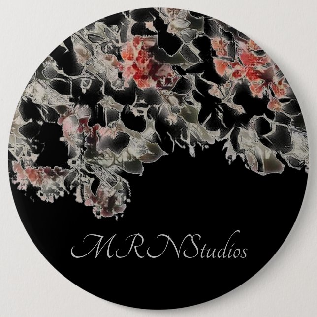 Chapa Redonda De 15 Cm Como Lace (Anverso)