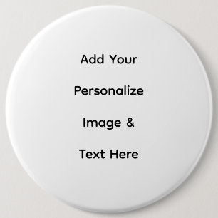 Chapa Redonda De 15 Cm crea tu propio texto personalizado