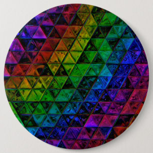 Chapa Redonda De 15 Cm Cristal de orgullo