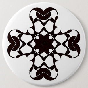 CHAPA REDONDA DE 15 CM CRUZ RODEADA