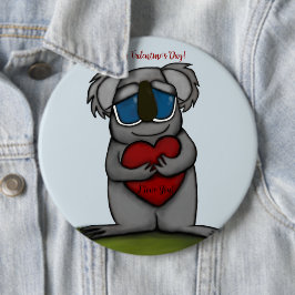 Chapa Redonda De 15 Cm Cute Koala Bear