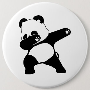 Chapa Redonda De 15 Cm Dabbing Panda 