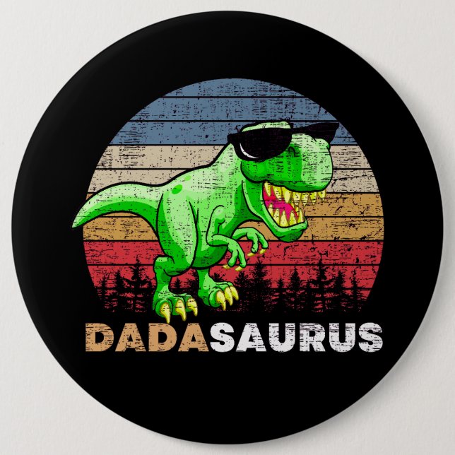 Chapa Redonda De 15 Cm Dadasauro (Anverso)