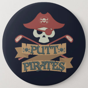 Chapa Redonda De 15 Cm Deportes de Hobby de Putt Pirates