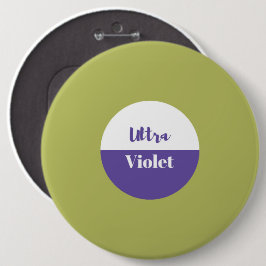 Chapa Redonda De 15 Cm Diseño de pantone 2018 ultravioleta