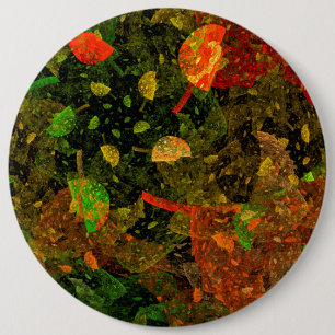 Chapa Redonda De 15 Cm Diseño decorativo colorido de otoño