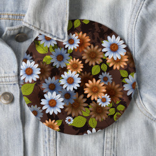 Chapa Redonda De 15 Cm Diseño floral 2