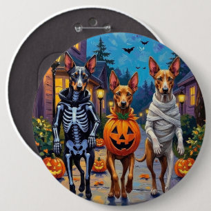 Chapa Redonda De 15 Cm Disfraz de Halloween para Thai Ridgeback haciendo 