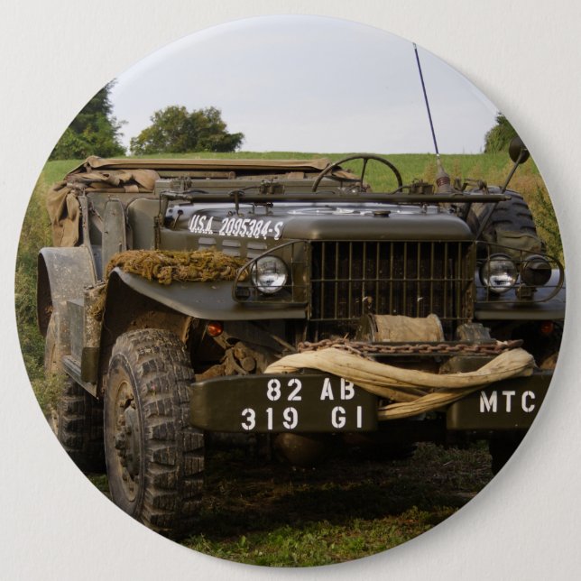 Chapa Redonda De 15 Cm Dodge WC 57 (Anverso)