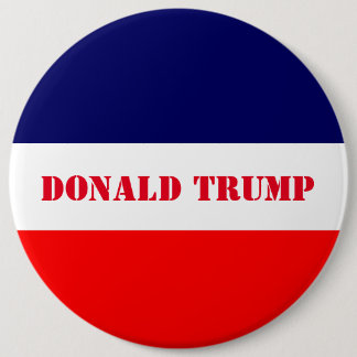 Chapa Redonda De 15 Cm Donald Trump