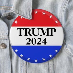 Chapa Redonda De 15 Cm Donald Trump 2024 - Trump a la presidencia