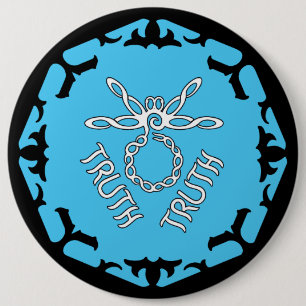 Chapa Redonda De 15 Cm Dragonfly "Truth" de Blue Throat Chakra