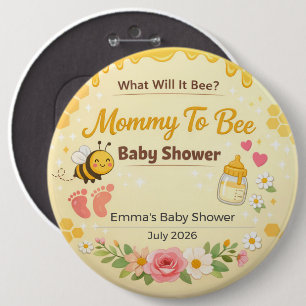 Chapa Redonda De 15 Cm Dulces Dieciséis Pin Mamá Abeja ¿Qué Será Será